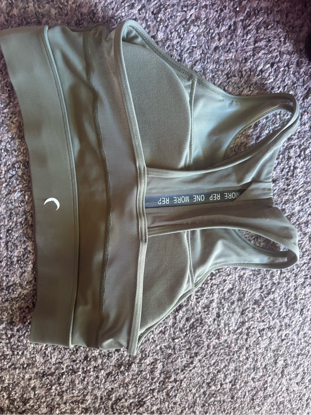 Zyia Olive Green Women’s sports bra